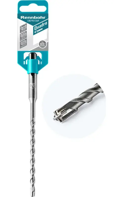 Бур SDS+ 4 грани Rennbohr Quadro 22x210мм (512221); 11614501