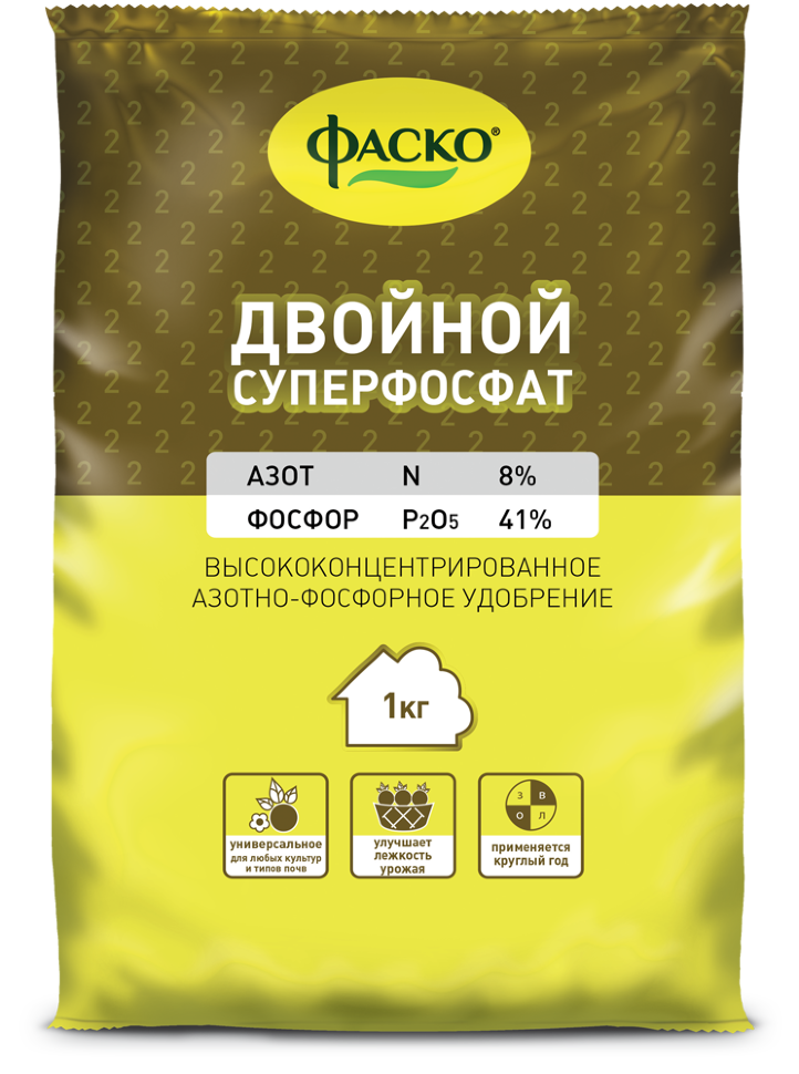 Суперфосфат двойной ФАСКО, 1 кг; 11592578