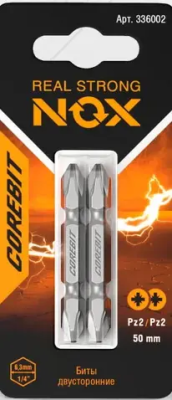 Набор бит SET2 2X Pz2xPz2-50, 2шт карта NOX COREBIT (336002); 11613984