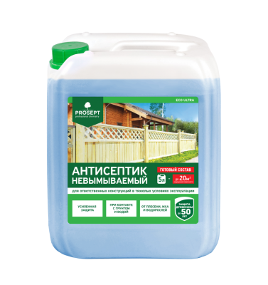 Антисептик невымываемый PROSEPT ECO ULTRA готовый состав  5 л 017-5; 11609041