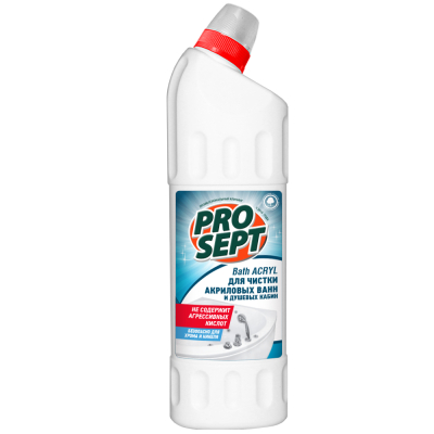 Средство для чистки акриловых поверхностей (1:30-1:80) 1л   PROSEPT Bath Acryl 189-1; 11609090