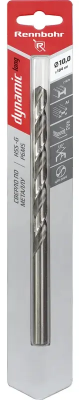 Сверло по металлу ЦХ 10,0х184мм, HSS-G Р6М5, 1шт/уп RENNBOHR DYNAMIC CARD (669100); 11614467