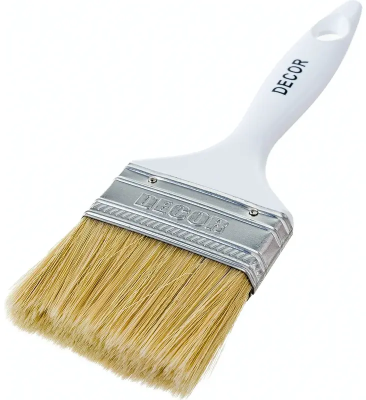 Кисть White Edition STANDARD универсальная 65х15 мм, светлая щетина DECOR 700-063; 11606353