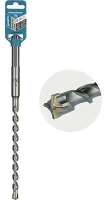 Бур SDS-max 4 грани 14x340/195мм Rennbohr Quadro (721434); 11614836