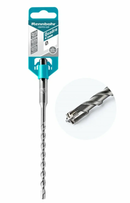 Бур SDS+ 4 грани Rennbohr Quadro 10x460мм (511046); 11613628