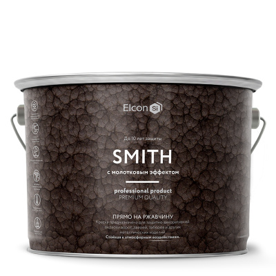 Краска кузнечная Elcon Smith с молотковым эффектом бронза