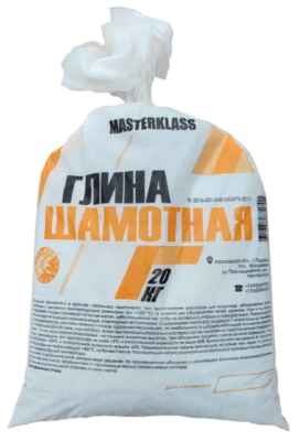 Шамотная глина MASTERKLASS  20кг; 11606448