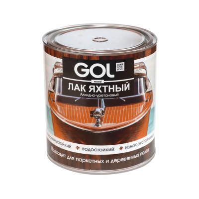 Лак яхтный 0,8кг GOL  Wd-156-0.8; 11608582