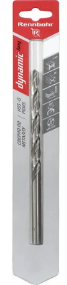 Сверло по металлу ЦХ 6,5х148мм, HSS-G Р6М5, 1шт/уп RENNBOHR DYNAMIC LONG CARD (669065); 11614295