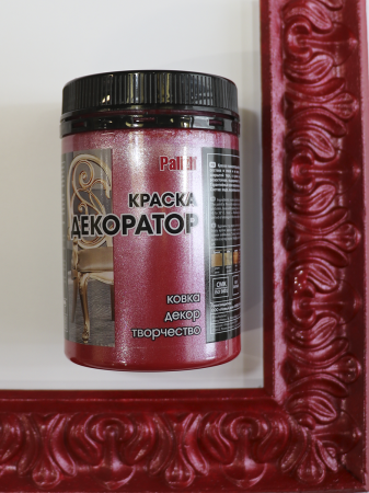 Краска декоратор акриловая PALIZH №154 богемский рубин, 0,25 кг; 11605828
