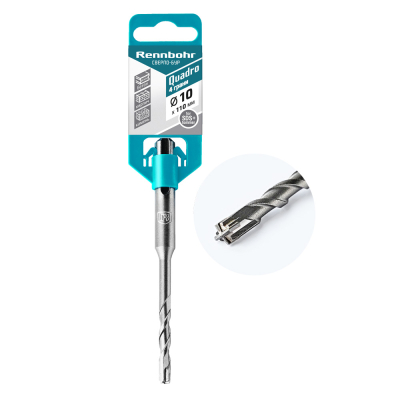 Бур SDS+ 4 грани 16x460мм  Rennbohr Quadro (511646); 11613214