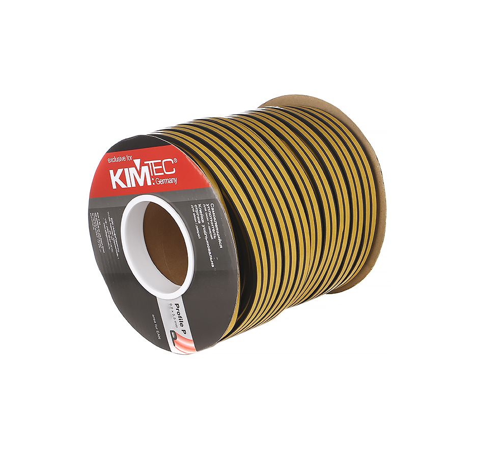 Уплотнитель KIM TEC P-профиль 100м (9 мм х 5.5 мм)