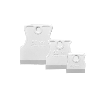 Шпатели резиновые White Edition в наборе 3 шт: 40 мм, 60 мм,  80 мм 308-0009; 11606377