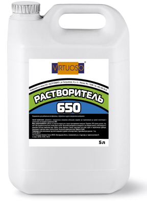 Растворитель 650 5л канистра VIRTUOSO; 11614285