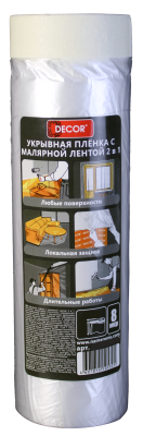 Укрывной материал с лентой 1,5х20м DЕCOR 889-0115; 11614416