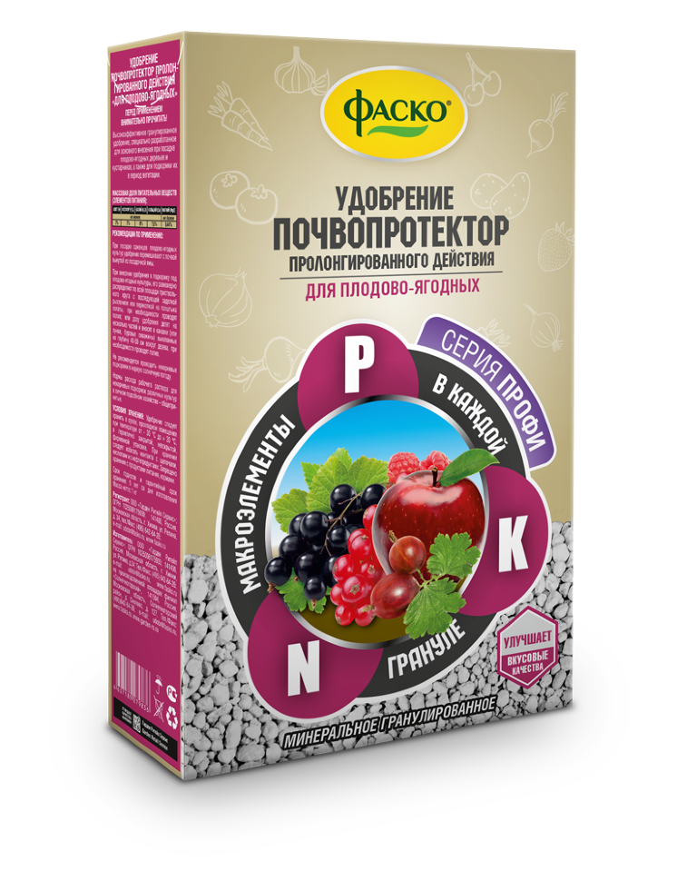 Удобрение минеральное 5М  почвопротектор для плодово-ягодных культур ФАСКО , 1кг; 11599631