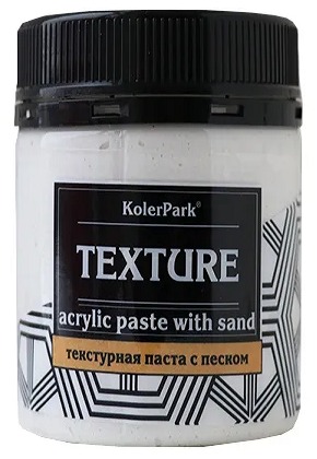 Паста текстурная с песком KolerPark белая №131 150мл 82497682 11607085