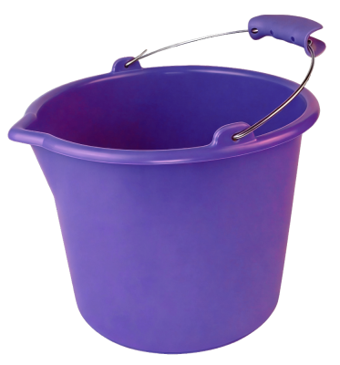 Ведро 10л хозяйственное фиолетовое DECOR 633-310; УТ-00000122