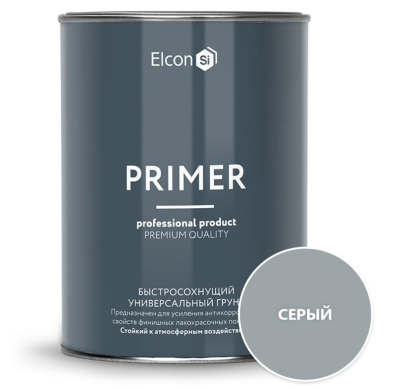 Грунтовка Elcon Primer серая 0,8 кг; 11607477
