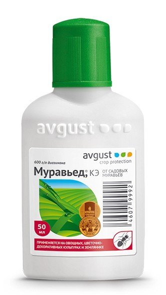 Инсектицид AVGUST Муравьед от садовых муравьев 50 мл; 11603380