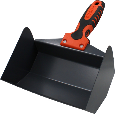 Кельма-ковш для клея 200мм, шов 6х15мм DECOR 970-0200; 11615110