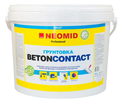  Грунтовка Бетонконтакт 12кг NEOMID; 11596332