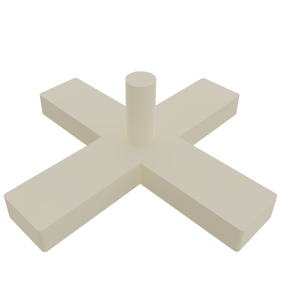 Крестик усиленный 5 мм (100шт/уп) DECOR PRO 443-0050; 11614229