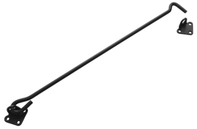 Крючок прутковый 400мм черный (Балаково) DOMART; 11614824