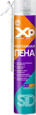 Пена бытовая всесезонная 600гр XP STD 01-01-40; 11614460