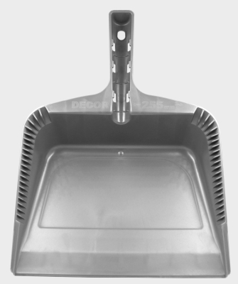 Совок хозяйственный 255 мм, ударопрочный серый, DECOR (151-001); УТ-00000555