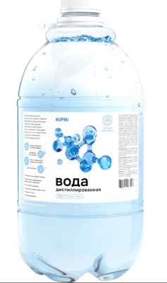 Вода дистиллированная 5л ПЭТ KIPNI; 11614157