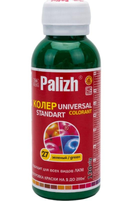 Колер универсальный PALIZH №27 зеленый 100 мл; 11598004