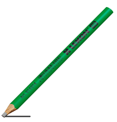 Карандаш овальный, твердо-мягкий (ВН), зеленый LEKON 014014; 11614377
