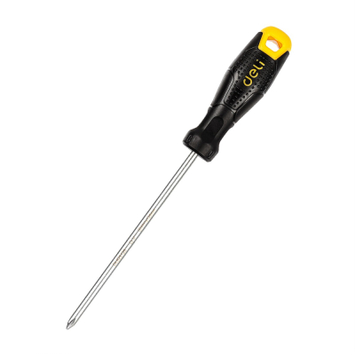 Крестовая отвертка Deli DL625125 PH1x125мм Black двухкомпонентная ручка; 11608405