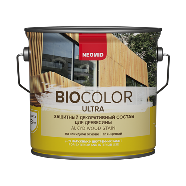 Защитный состав для дерева NEOMID BIO COLOR ULTRA Рябина 0,9л  11594366