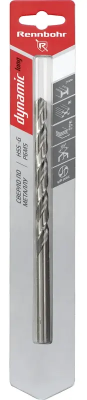 Сверло по металлу ЦХ 7,5х156мм, HSS-G Р6М5, 1шт/уп RENNBOHR DYNAMIC LONG CARD (669075); 11614296
