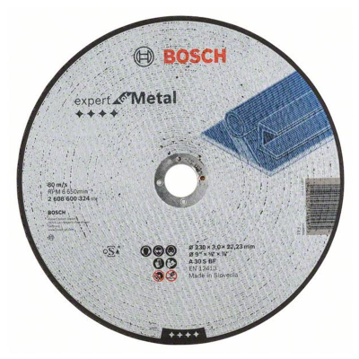 Диск отрезной BOSCH по металлу 230х3х2,2  (608.600.324); 11591305