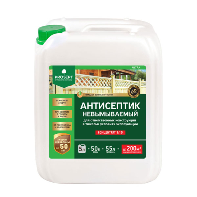 Антисептик невымываемый  PROSEPT ULTRA  концентрат 1:10 5л 008-5; 11609026
