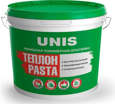 Шпатлевка полимерная  Pasta  Юнис-Теплон готовая 15кг UNIS; 11606721
