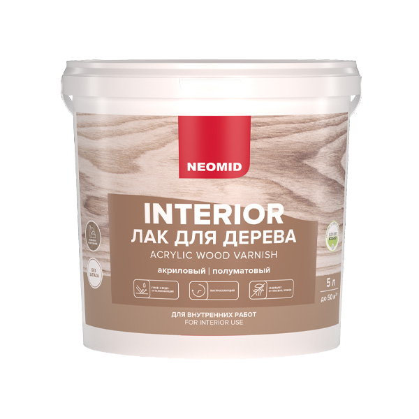 NEOMID INTERIOR Лак акриловый для дерева