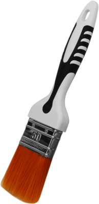 Кисть Black White деликатная 50х15 мм ультрамягкий синтетический ворс  DECOR 870-050; 11613195