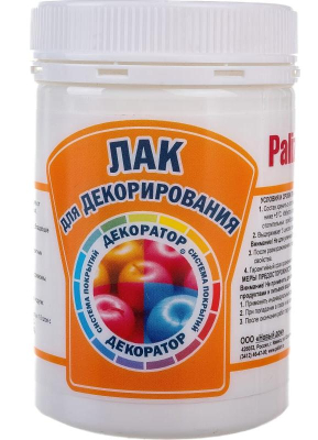 Лак акриловый  №181 0,2кг с УФ-защитой PALIZH VS-181-0,2; 11605998