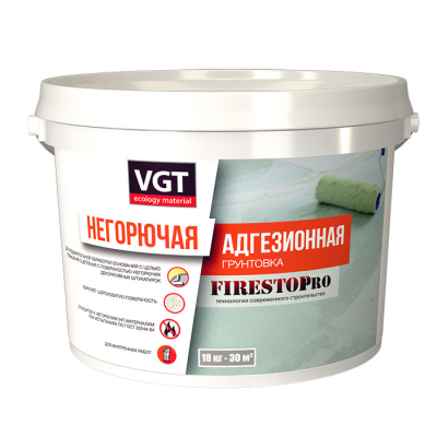 VGT Грунтовка адгезионная негорючая FIRESTOP PRO 18 кг 11607580