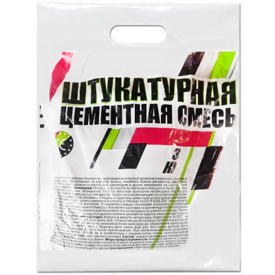Штукатурная цементная смесь 3кг MASTERKLASS; УТ-00000058
