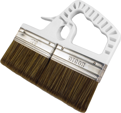 Кисть White Edition для лака 200мм темный ворс DECOR  890-200; 11608644