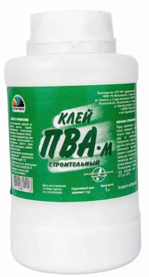 Клей ПВА-М строительный 1кг Зима; УТ-00000098