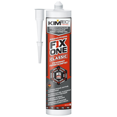 Клей-герметик KIM TEC  FIX ONE MS белый 290мл  03-04-03; 11608796