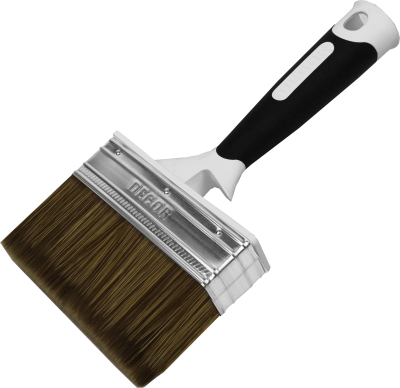 Кисть Black White для финишных работ 100х25мм 2К ручка DECOR  830-105; 11613279