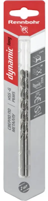 Сверло по металлу ЦХ 3,5х112мм, HSS-G Р6М5, 2шт/уп RENNBOHR DYNAMIC CARD (669035); 11614202