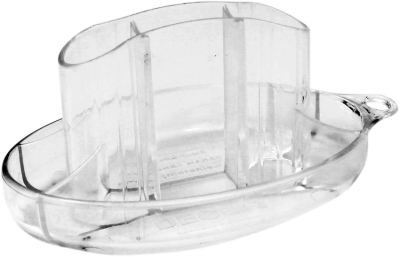 Кельма мини 116х73мм прозрачная овальная малая DECOR 640-116;  11613431